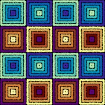 Seamless vector background in the bohemian style. Ilustración de archivo
