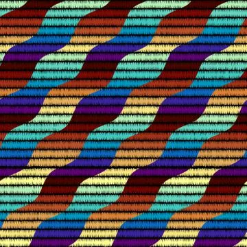 Seamless vector background in the bohemian style. Stock Illustration