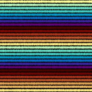 Seamless vector background in the bohemian style. Stock Illustration