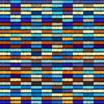 Seamless vector background in the bohemian style. Ilustración de archivo