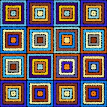 Seamless vector background in the bohemian style. Ilustración de archivo