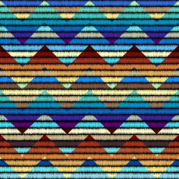 Seamless vector background in the bohemian style. Ilustración de archivo
