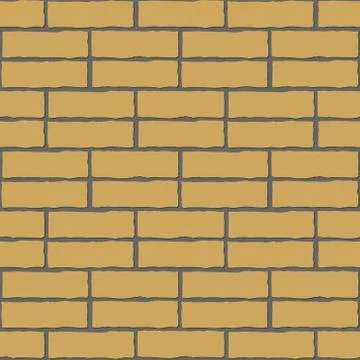 Seamless vector background of the brick wall 스톡 일러스트