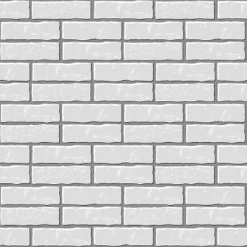 Seamless vector background of the brick wall Illustrazione stock