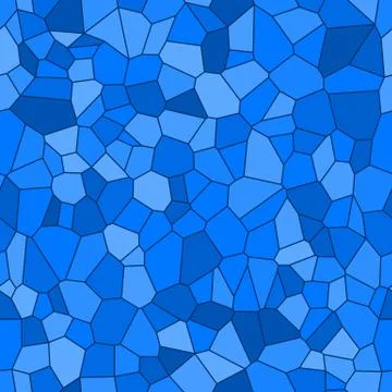 Seamless Vector Background from cells. Irregular Mosaic backdrop. Voronoi pat 스톡 일러스트