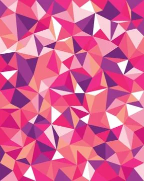 Seamless Vector Background from cells, triangles Illustrazione stock