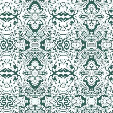 The seamless vector background is liquid marble. Delicate green pattern gradient Illustrazione stock