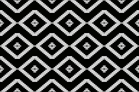 Seamless Vector Background Pattern Black and white geometric pattern Stock Illustration