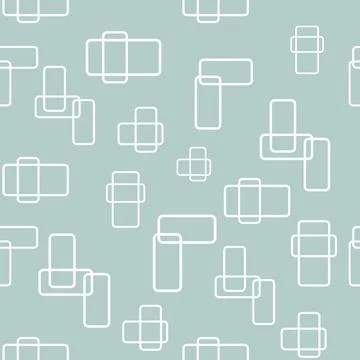 Seamless Vector Background. Pattern With Random Shapes Illustrazione stock