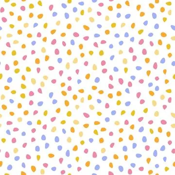 Seamless Vector Background. Pattern With Random Shapes Stock Illustration