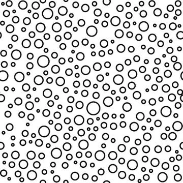 Seamless Vector Background With Random Shapes Stock Illustration