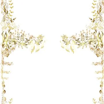 Seamless vector background. Seamless floral pattern. Graphic modern seamless pat Stock Illustration