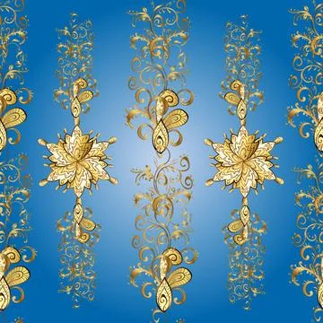 Seamless vector background. Seamless floral pattern. Sketch baroque, damask. Gra 스톡 일러스트