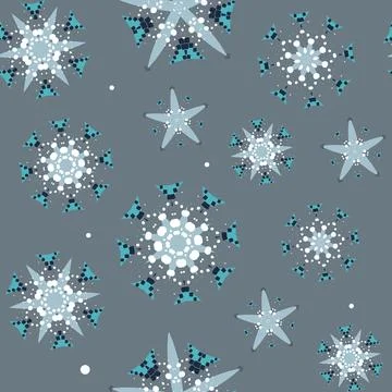 Seamless vector background with stars. Holiday joyful pattern with stars and Stock Illustration