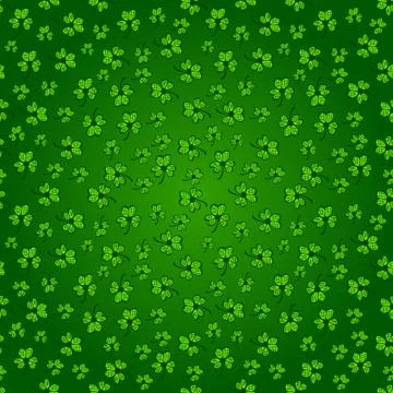 Seamless vector background. St.Patrick 's Day. Ilustração Stock