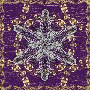 Seamless vector background. Wallpaper baroque, damask. Seamless floral pattern. 스톡 일러스트