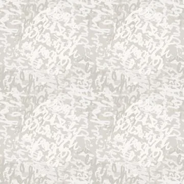 Seamless vector background white grey scribble texture pattern. Hand drawn Illustrazione stock
