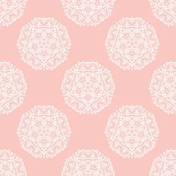 Seamless Vector Baroque Pattern Stock Illustration