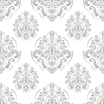 Seamless Vector Baroque Pattern Illustrazione stock
