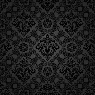 Seamless Vector Baroque Pattern 스톡 일러스트