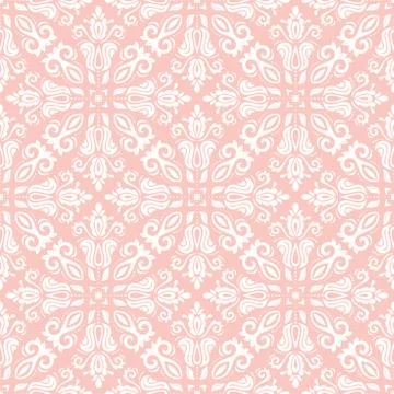 Seamless Vector Baroque Pattern イラスト素材