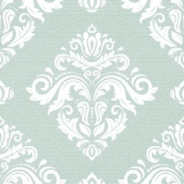 Seamless Vector Baroque Pattern Stock Illustration