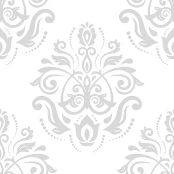 Seamless Vector Baroque Pattern Illustrazione stock