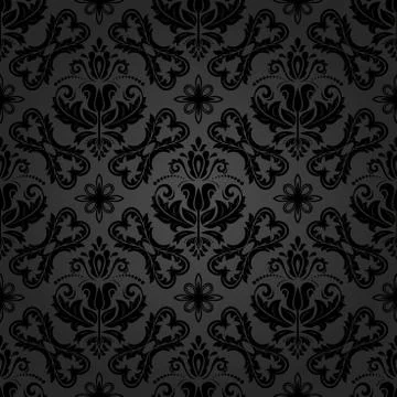 Seamless Vector Baroque Pattern イラスト素材