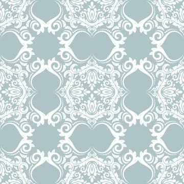 Seamless Vector Baroque Pattern Illustrazione stock