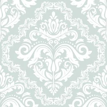 Seamless Vector Baroque Pattern Illustrazione stock