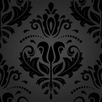Seamless Vector Baroque Pattern Illustrazione stock
