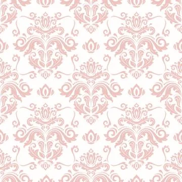 Seamless Vector Baroque Pattern Illustrazione stock