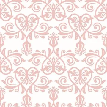 Seamless Vector Baroque Pattern Illustrazione stock
