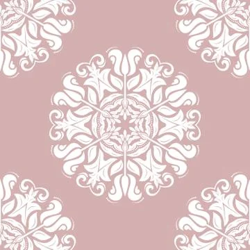 Seamless Vector Baroque Pattern イラスト素材
