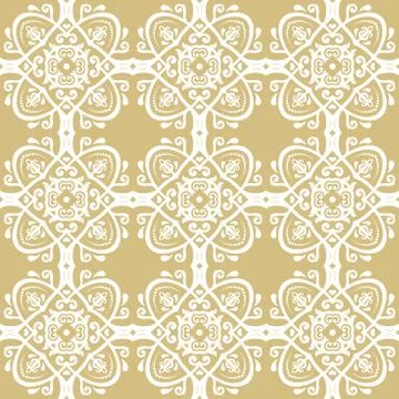 Seamless Vector Baroque Pattern Illustrazione stock