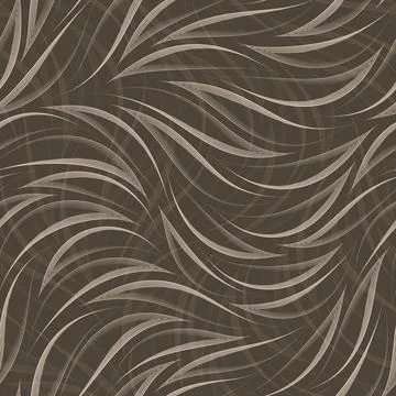 Seamless vector beige abstract pattern of thin wavy lines.Linear texture in Illustrazione stock
