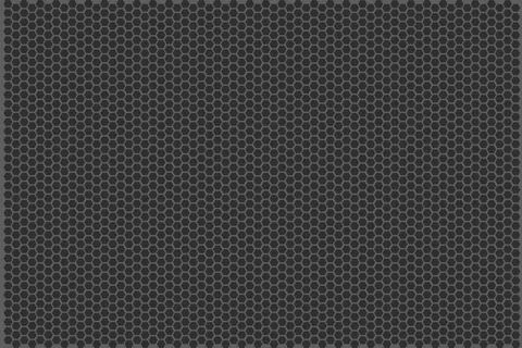 Seamless Vector Black Background, Hexagon Shape Stock Illustration