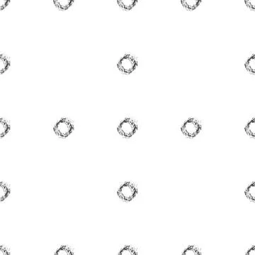 Seamless vector brush pattern. Stock Illustration