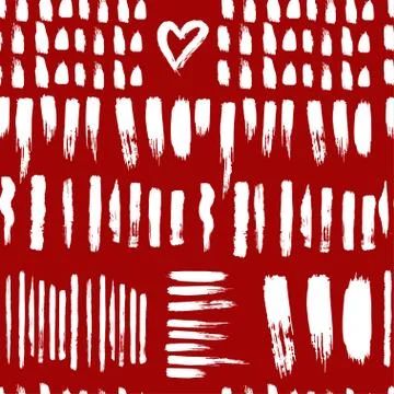 Seamless vector brush pattern. Illustrazione stock