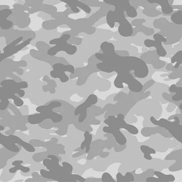 Seamless vector, camouflage brown abstract army pattern Stock Illustration
