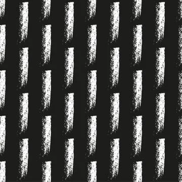 Seamless vector chalk grunge pattern with strokes. Stock Illustration