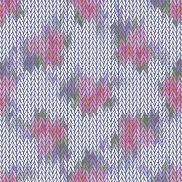 Seamless vector chevron pattern fabric textile design Stock Illustration
