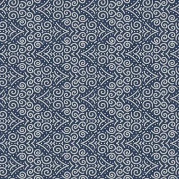 Seamless vector chevron pattern wiith spiral shapes Stock Illustration