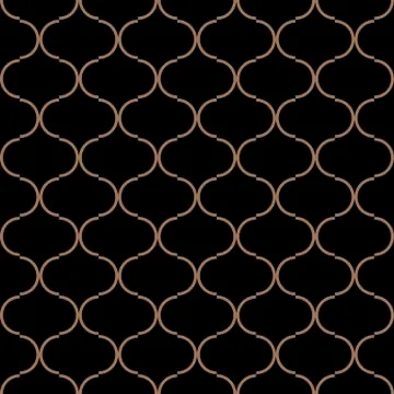 Seamless vector circular geometric figures ornament pattern design. Illustrazione stock