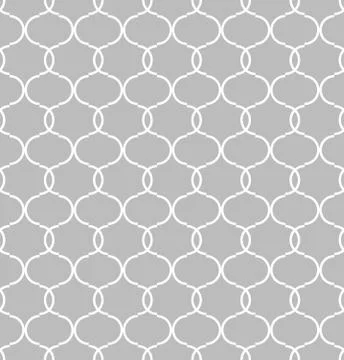 Seamless vector circular geometric figures ornament pattern design. Stock Illustration