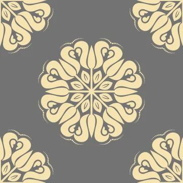 Seamless Vector Classic Pattern Stock Illustration