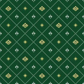 Seamless Vector Classic Pattern Stock Illustration