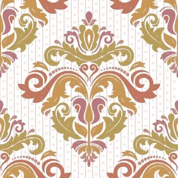 Seamless Vector Classic Pattern Stock Illustration