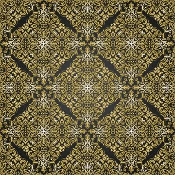 Seamless Vector Classic Pattern Stock Illustration