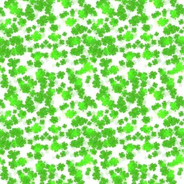 Seamless vector clover background Stock Illustration